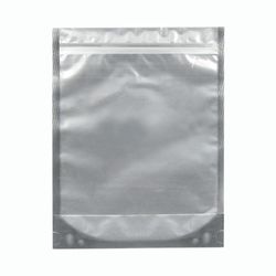 BOLSA ZIPPER PLASTICO & ALUM 24X35+5