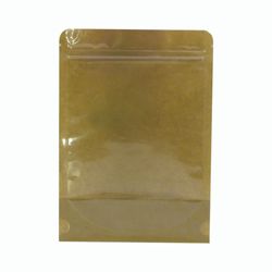 BOLSA ZIPPER PLASTICO & PAPEL 18X26+4