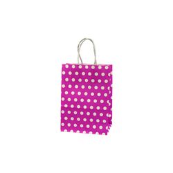 BOLSA PAPEL MANILLA 15X21 LUNARES